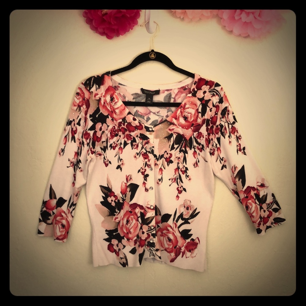 White House Black Market Cardigan Size M